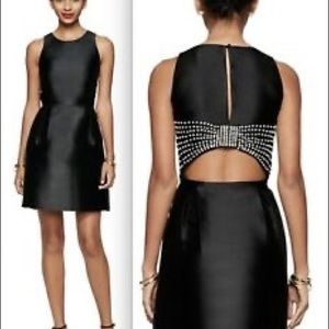 Kate spade fit and flare crystal bow back.